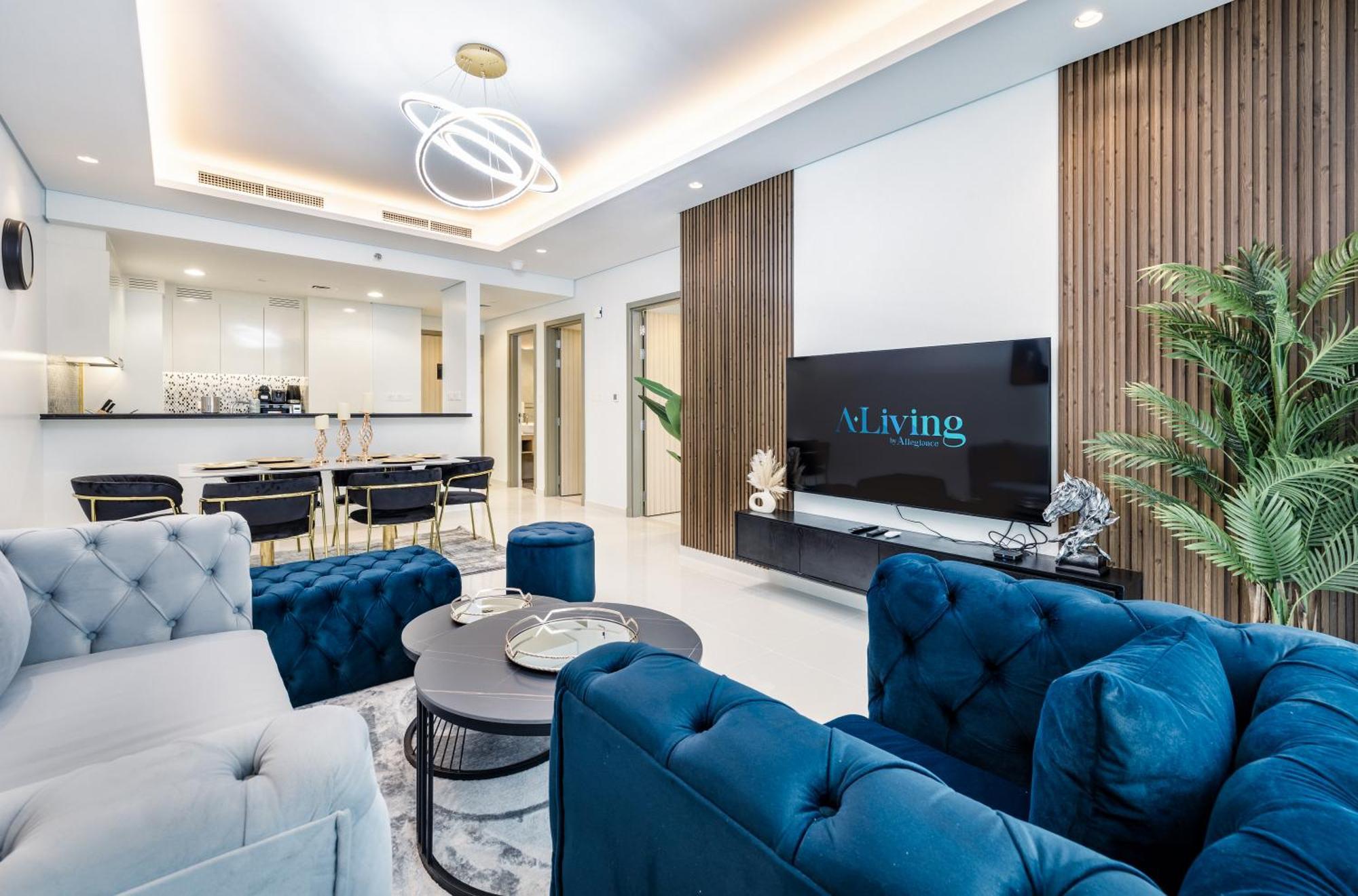 Aliving Luxe 2Br With Burj Khalifa View Infinity Pool Midtown-4704 Lägenhet Dubai Exteriör bild